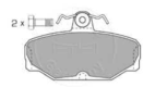 Brake pad set