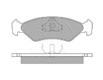 Brake pad set